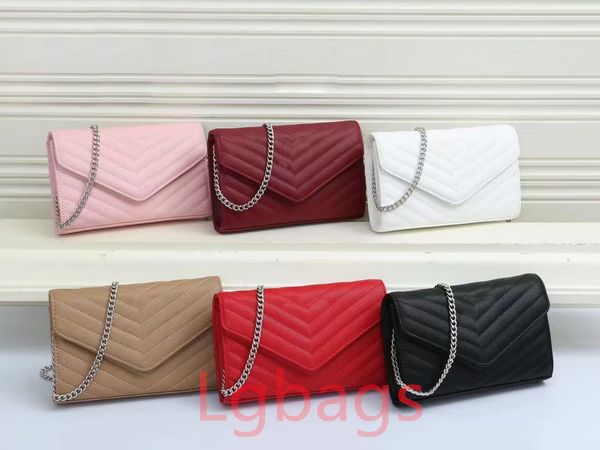 

woman bag handbag purse genuine leather women messenger cross body chain clutch shoulder bags wallet