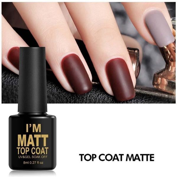 

docaty nail art uv gel varnish rubber base and matte coat set for desgin long-lasting led manicure polish1, Red;pink