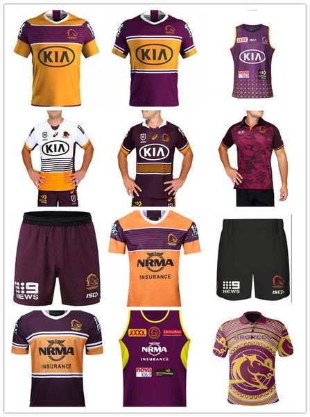 

2020 brisbane broncos super rugby jersey shirt maillot camiseta maglia s-5xl trikot camisas, Black;gray