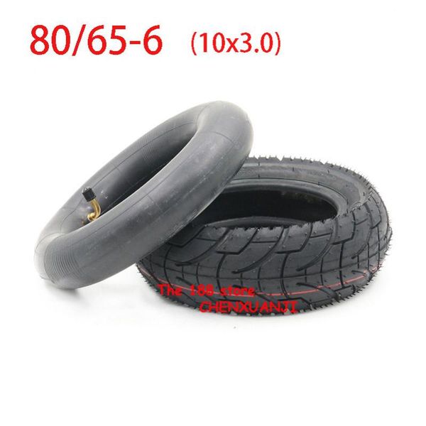 

80/65-6 tire inner tube outer tyre for electric scooter 10 inch touvt 10x3.0/10x2.50 upgrade pneumatic replacement parts motorcycle wheels &