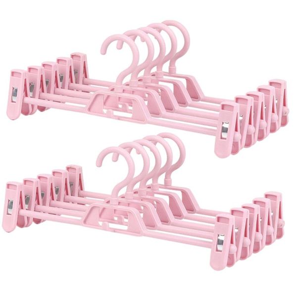 

hooks & rails 10pcs wardrobes pants storage clips traceless underwear hanger for home