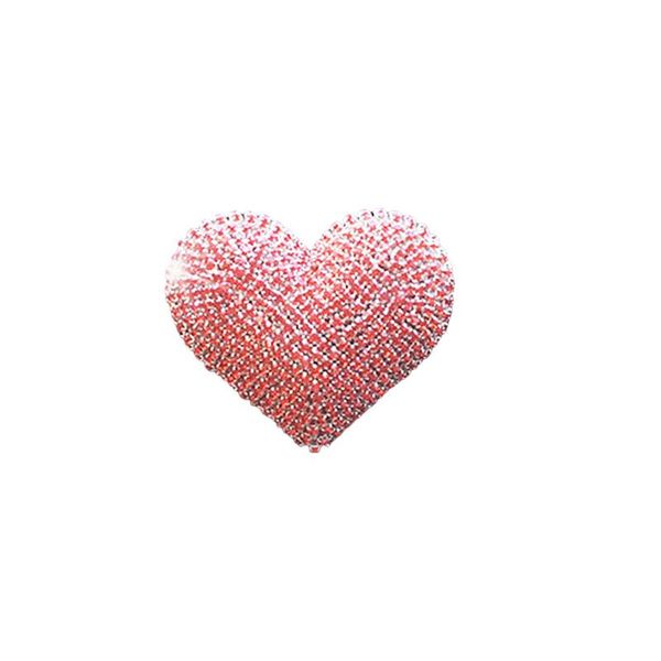 

car air freshener rhinestone style perfume base heart shape solid diffuser auto vehicle inner dashboard decor ladies gift