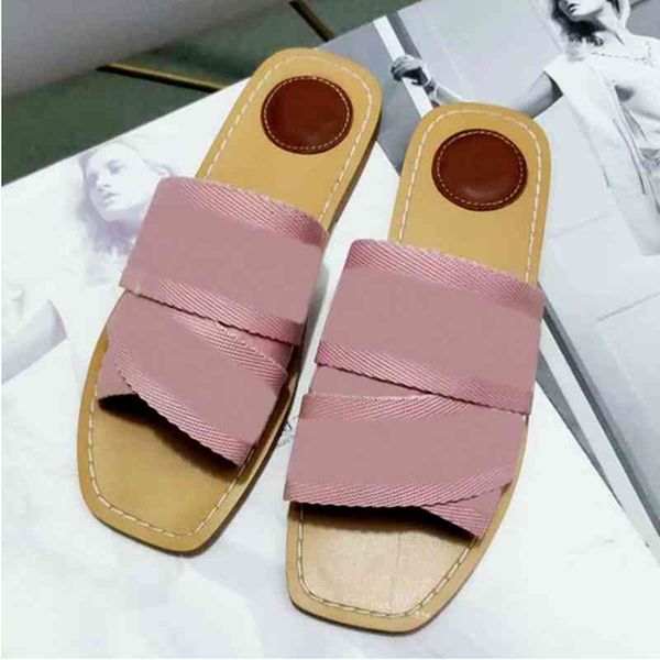 

luxury brand women slippers beach sandals fashion flat shoes girl gift holiday 60% off store online, Black