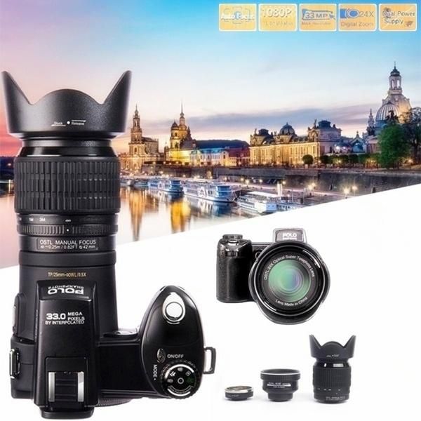 

ultra hd 33mp camera d7100 telepo lens wide angle polo sharpss auto focus video digital camcorder gifts 1* backpack cameras