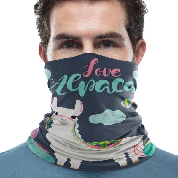 

scarves goat ears cute balloon gray yellow cactus neck gaiter magic scarf mens ladies rectangular hijab custom, Blue;gray