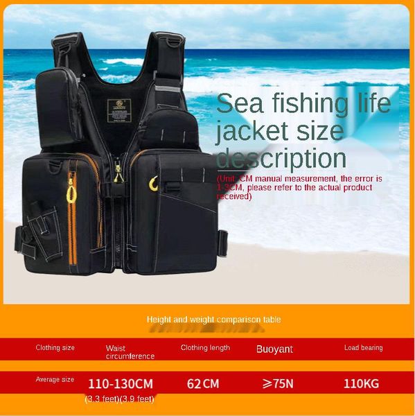 

life vest & buoy universal large buoyancy outdoor swimming boating driving jacket suitable for children  fits all
