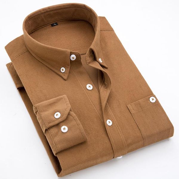 

men's casual shirts oversized corduroy long-sleeved shirt classic striped formal design overalls office banking work 4xl 5xl, White;black