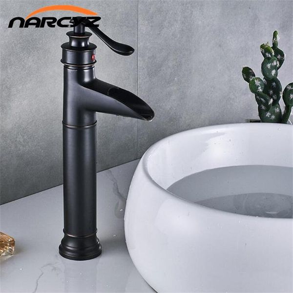 

bathroom sink faucets style black finish tall basin faucet mixer taps square single handle deck mounted water b536
