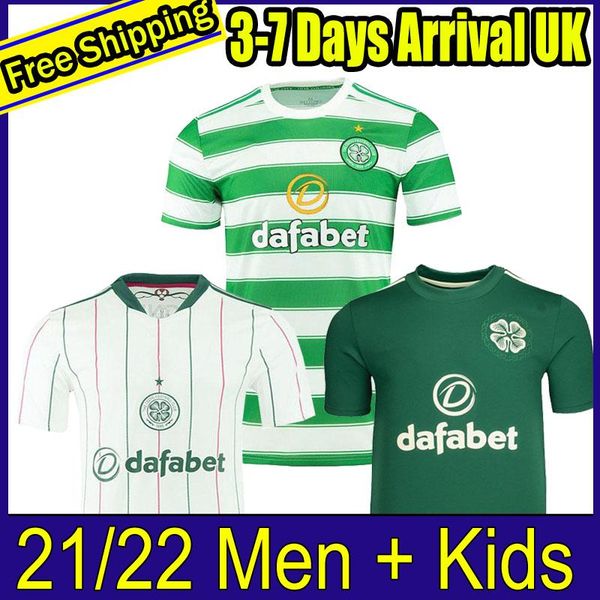 

2021 2022 celtic soccer jerseys fans player version 21/22 mcgregor griffiths edouard brown duffy turnbull christie etyounouussi football shi, Black;yellow