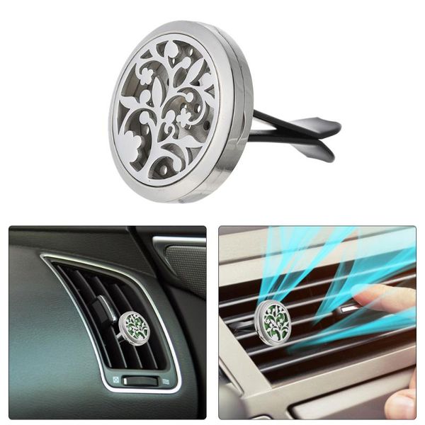 

car air freshener decoration hollow clip vent diffuser (assorted color)