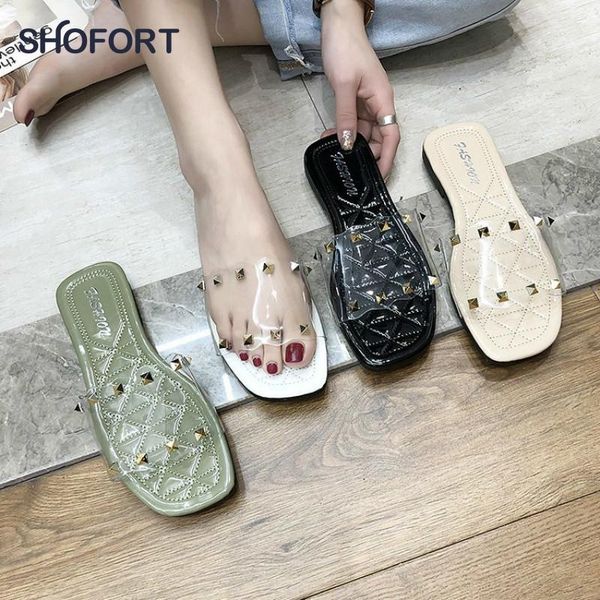 

slippers shofort women fashion shoes wild casual outside non-slip bottom ladies zapatos de mujer, Black