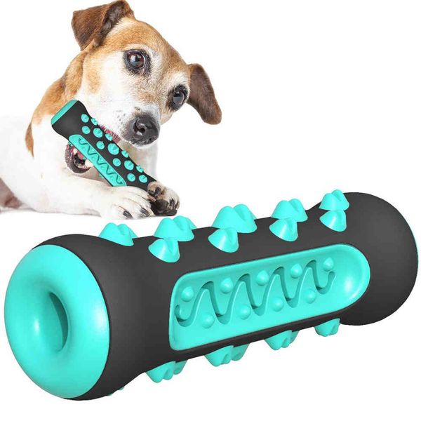 

multifunction pet dog molar bite toy tooth cleaner bone dog chew cleaning toothbrush toys bite resistant treat dispenser