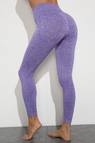 

high waist seamless soild womens leggings push up leggins energy gym, Black