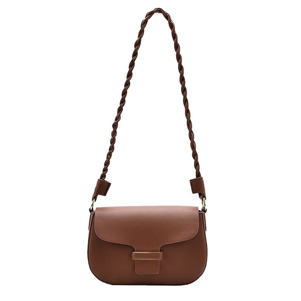 

women handbag pu leather saddle bags for women 2021 crossbody shoulder messenger bag female handbags solid color cross body bag