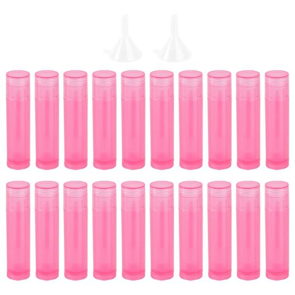 

storage bottles & jars 1 set 22 pcs 5g empty lip pomade tubes diy lipstick
