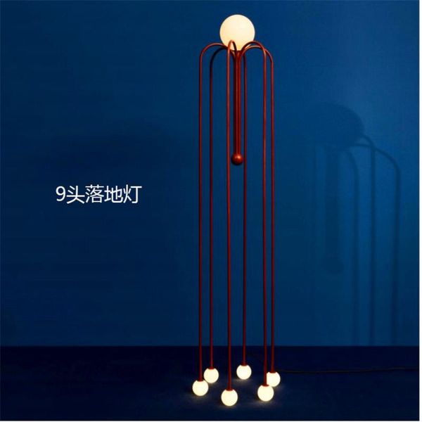 

italian modern led iron floor lamps bedroom living room branch lights glass bedside lighting decor hanging fixtures