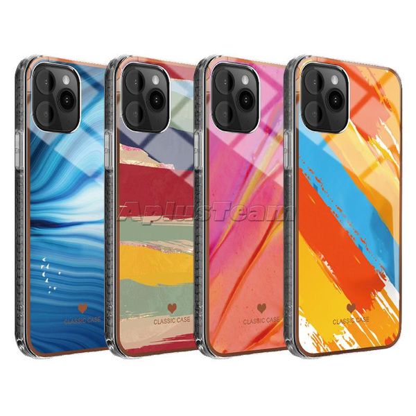 The Earth Stylish Marble Stone Custodie Cover posteriore in TPU ultra sottile per IPhone 13 12 11 Pro Max Xr Xs Alta qualità