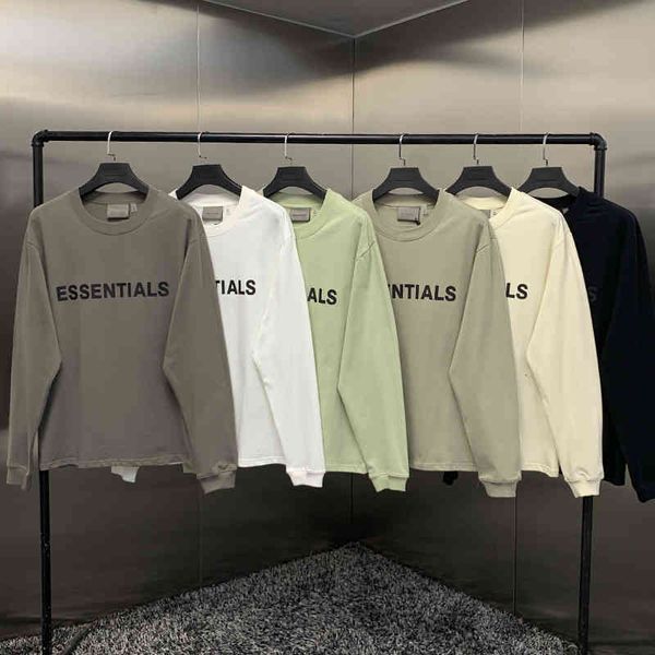 

men's hoodies & sweatshirts fw21 high street brand men's long sleeves jerry lorenzo rubber print letter hip hop loose oversize thi, Black