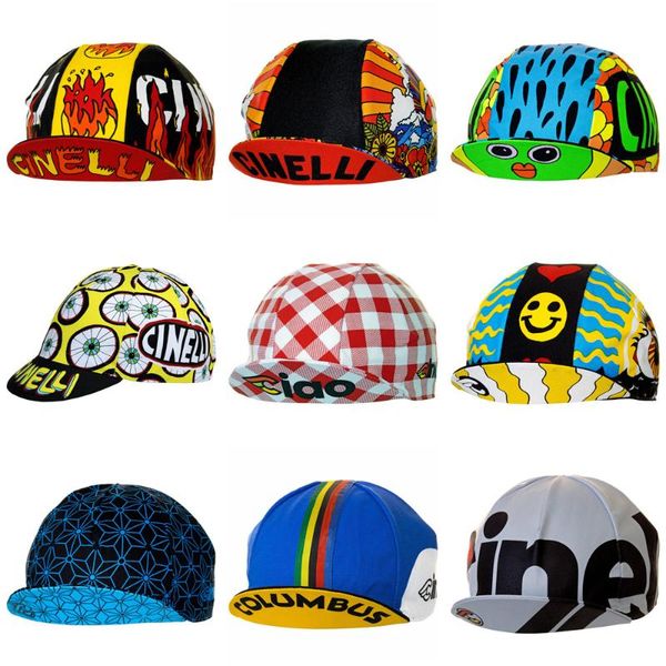 

cycling cap outdoor sports bike headwear gorra ciclismo hombre breathable quick dry bicycle hat uv protection caps & masks, Black