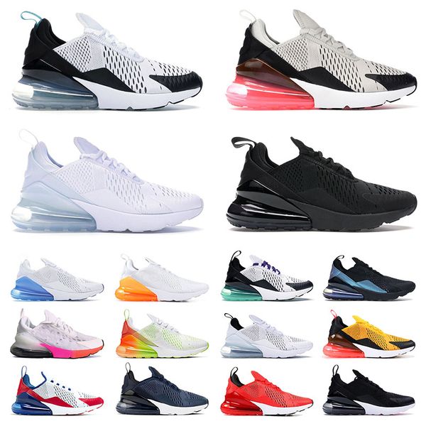 

2021 authentic 270 270s original running shoes dusty cactus trainers 27c sports sneakers black white volt orange outdoor men women barely ro, White;red