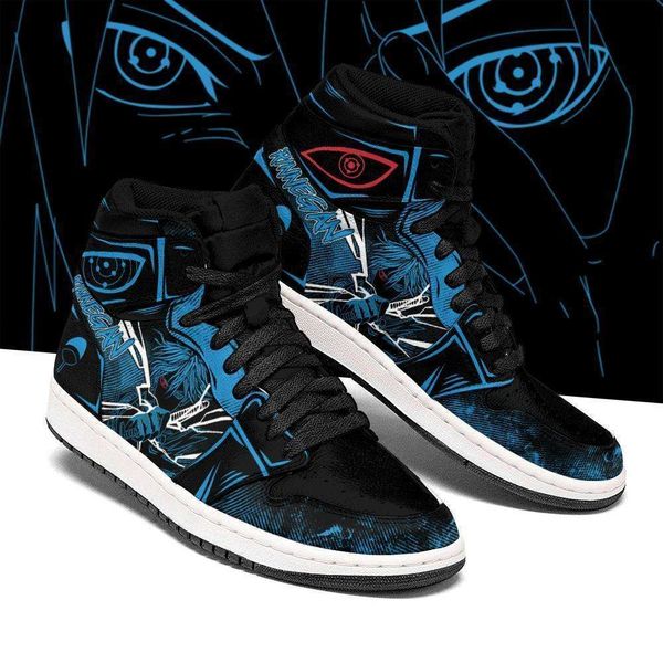 

customization sasuke shoes skill rinegan eyes anime sneakers