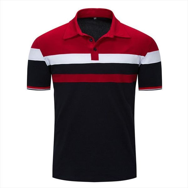 

cotton summer short sleeve solid mens polos color shirts small horse casual lapel fashion slim, White;black