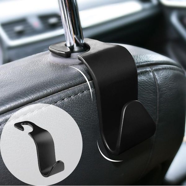

interior decorations 2021 1/2/4pcs universal car seat hook back accessories portable hanger holder storage for bag purse cloth/