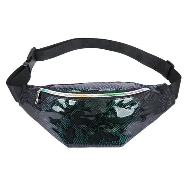 

waist bags fashion women serpentine belt bag zipper messenger chest phone bolsas feminina