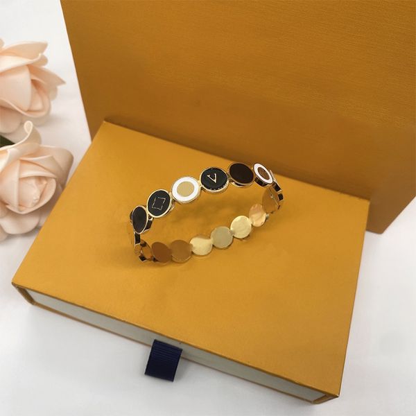 

letter bracelet brand womens jewelry lady designer bracelets colour flowers fashion women ladies luxury jariser, Black