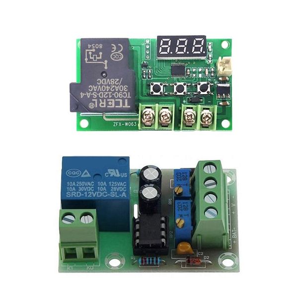 

smart home control dc12v led digital display temperature controller with xh-m601 12v battery power supply board