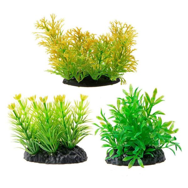 

decorations 1 pack aquarium artificial plant decor fish tank aquatic green plants landscape fishes ornaments