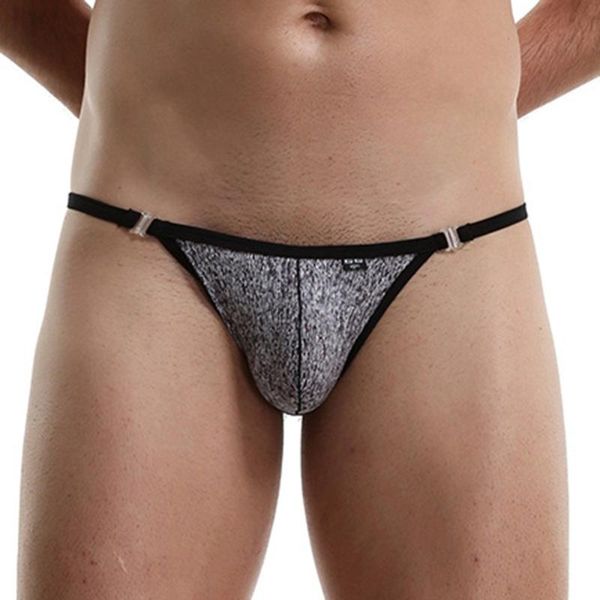 

men low rise briefs lingerie thong bikini underwear g-string t-back men's underw underpants, Black;white
