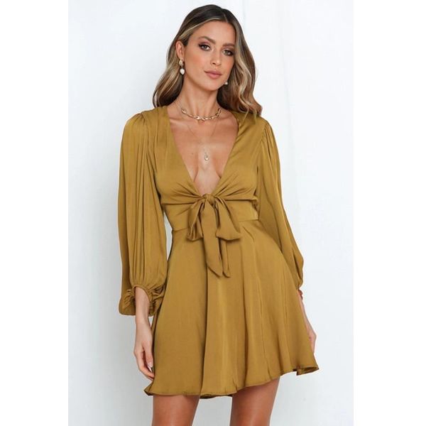 

dresses for women mini boho linen latest fashion trends sundresses v neck lantern sleeve clothing dress casual, Black;gray