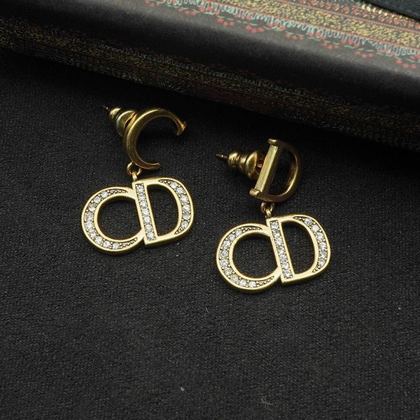 

design jewelry diamond 925 silver needle earrings star