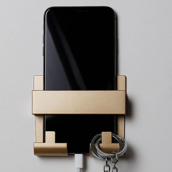 

cell phone mounts & holders paste style mobile charging holder bracket for keyring wall mount stand practical shelf el universal