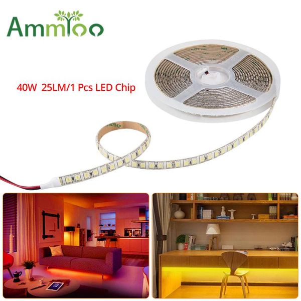 

5m 40w 120leds/m light with waterproof dc12v tape bright white/warm white/ice blue/red/green/blue/natural-white led strips