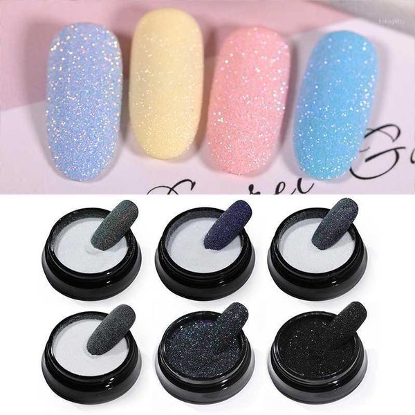 

sugar nail powder wool shining art glitter dust pigment diy decoration1, Silver;gold