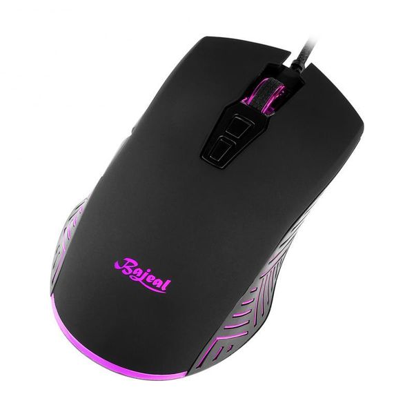 

mice gamers wired mouse cable 6400dpi optical laser mute rgb ergonomics suitable for pc notebook programmable