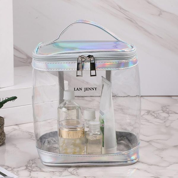 

storage bags fashion transparent travel organizer clear makeup bag waterproof cosmetic beauty case toiletry make up pouch wash
