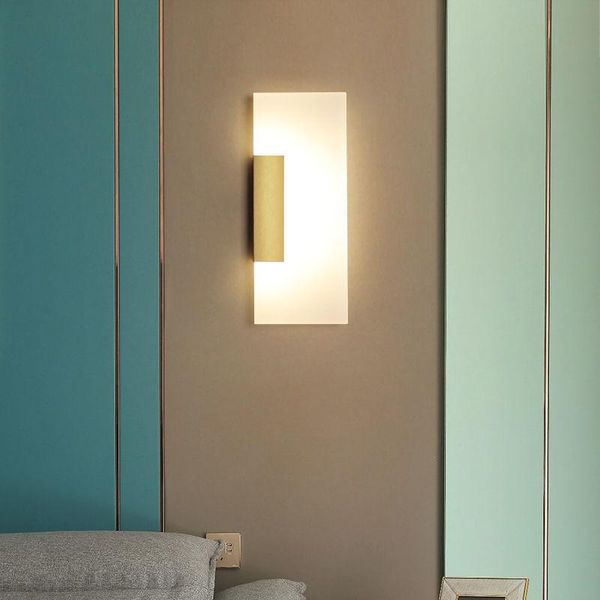 

wall lamp led 86-265v indoor lighting modern minimalist background bedroom bedside home decoration