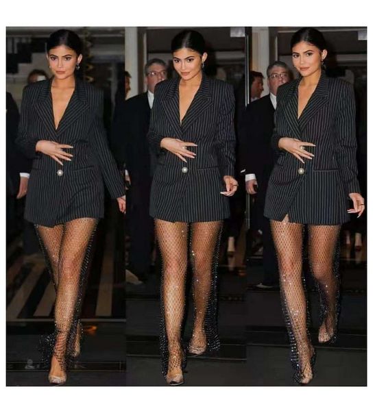 

women's pants & capris h80&s90 crystal diamond shiny women fashion hollow out mesh wide leg trousers and club see through beachwear, Black;white