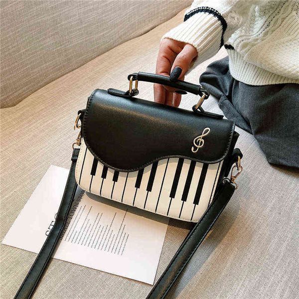 

korean piano design women shoulder bags pu leather menger handbag fashion corssbody pocket coin purse package