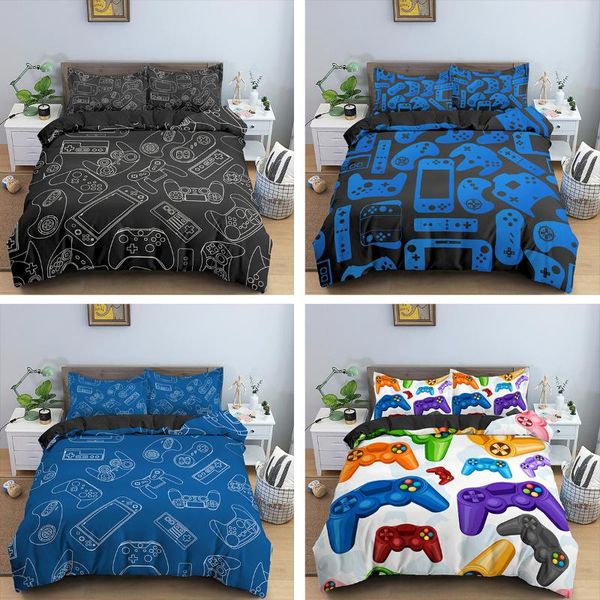 

bedding sets sell game bed for boys gamer comforter duvet cover gaming themed bedroom decor single king set home textile