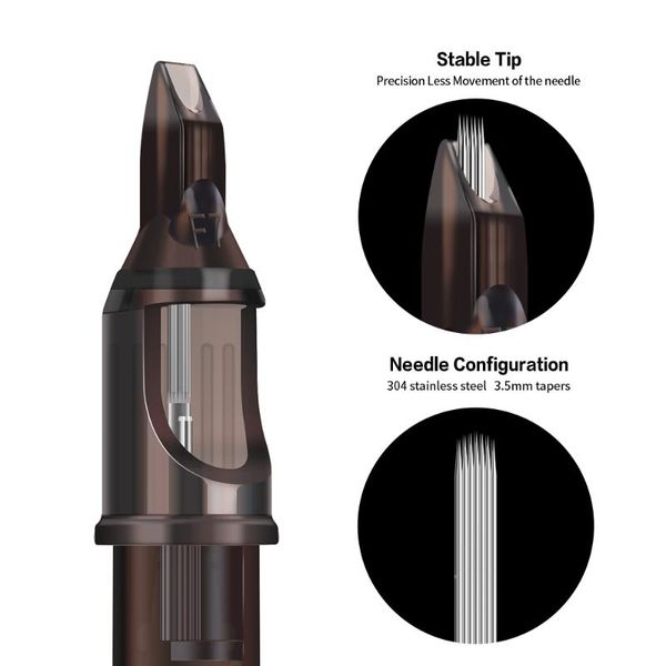 

tattoo needles cartridge rs disposable sterilized safety needle insert row fogging