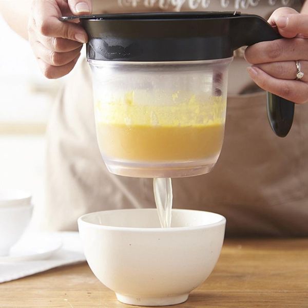 

baking & pastry tools fat separator with bottom release, strainer