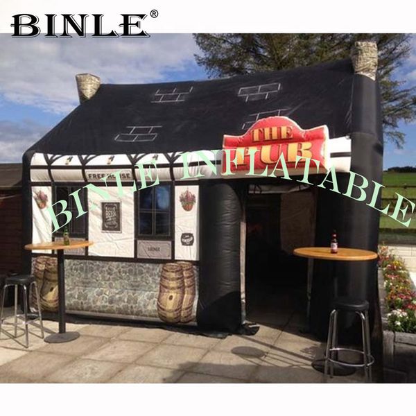 

arrival portable 5x4m inflatable pub bar tent house for outdoor party