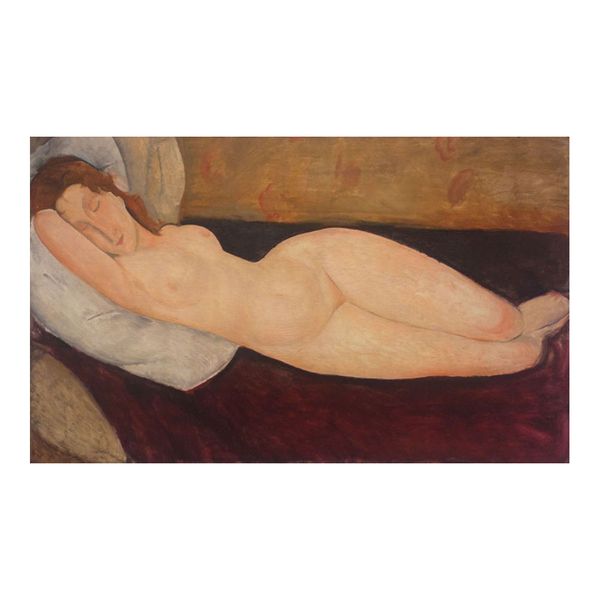 Amedeo Modigliani mulher nua pintura cartaz decoração de casa moldada ou sem moldura material photopaper