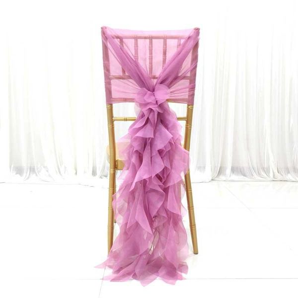 

milk yarn chair article bending sashes el meeting restaurant for wedding events party ceremony decoration