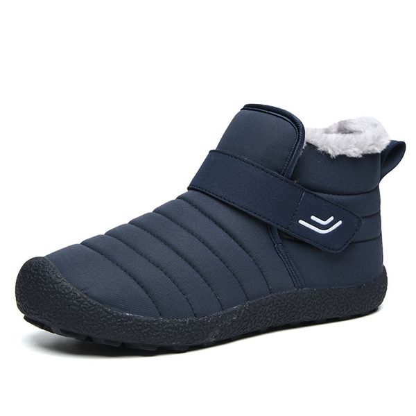 

boots winter women warm shoes woman fashion fur ankle waterproof rain antiskid snow botas zapatos de mujer t4i2, Black