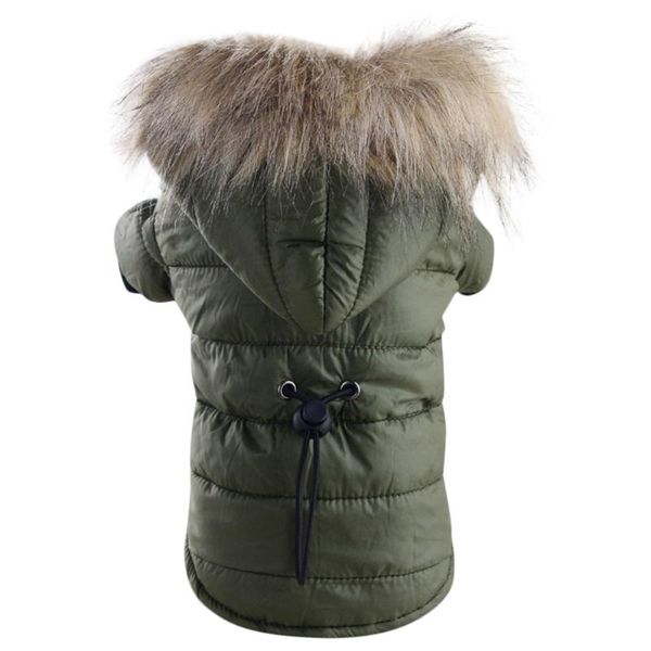 

dog apparel pet warm down cotton-padded jacket costume puppy winter clothe hoodie coats sudadera con capucha perro roupa quality*f20